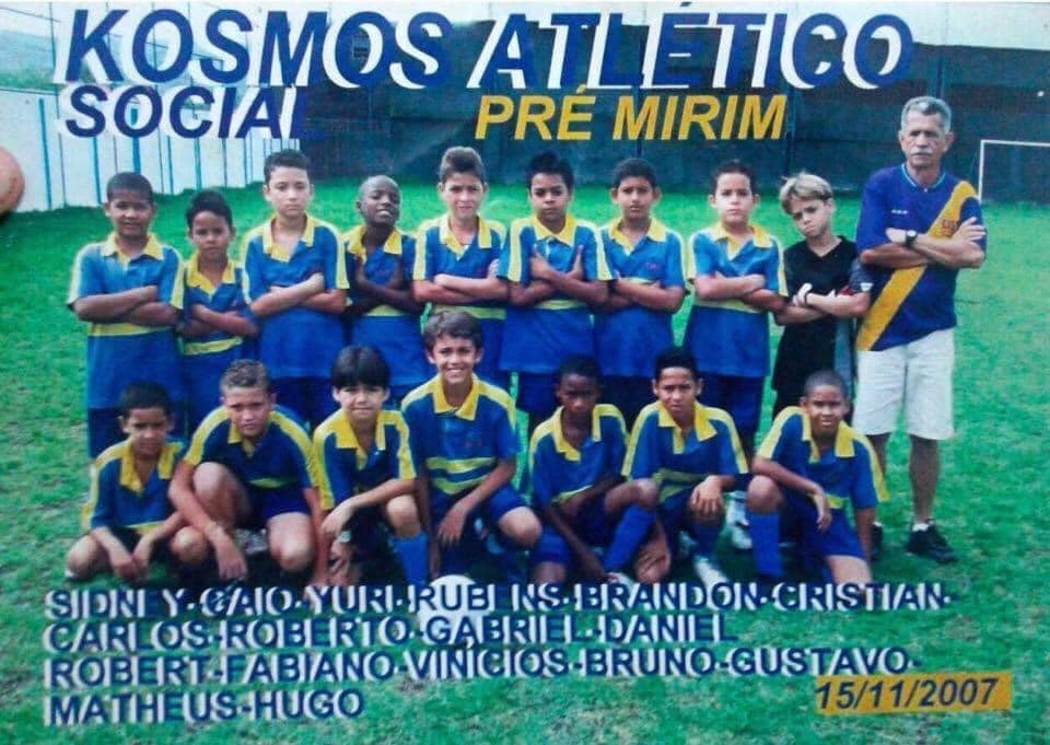 Pré-Mirim do Kosmos Atlético Social. Ano de 2007.